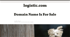 Desktop Screenshot of logistic.com