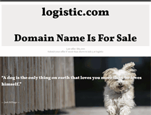 Tablet Screenshot of logistic.com